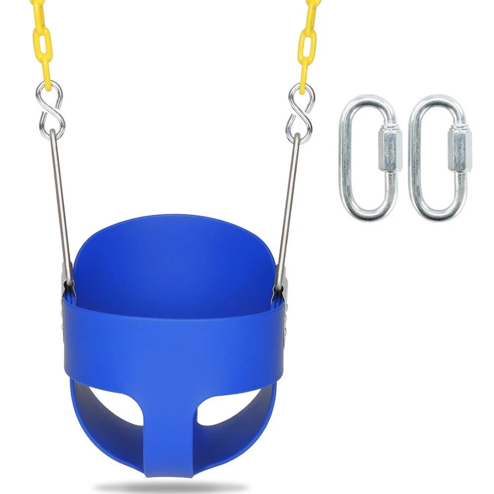 High Bucket Swing for Toddler, Seat Children Swing Set