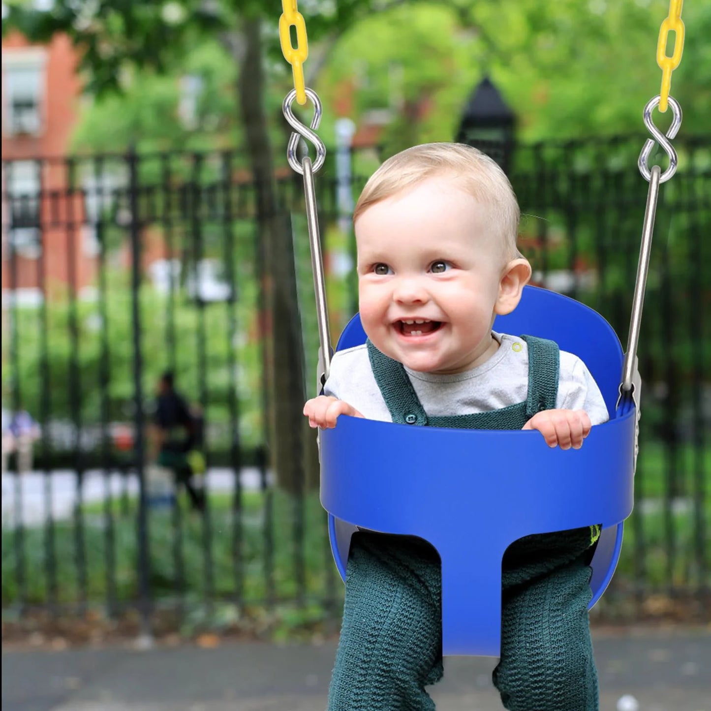 High Bucket Swing for Toddler, Seat Children Swing Set