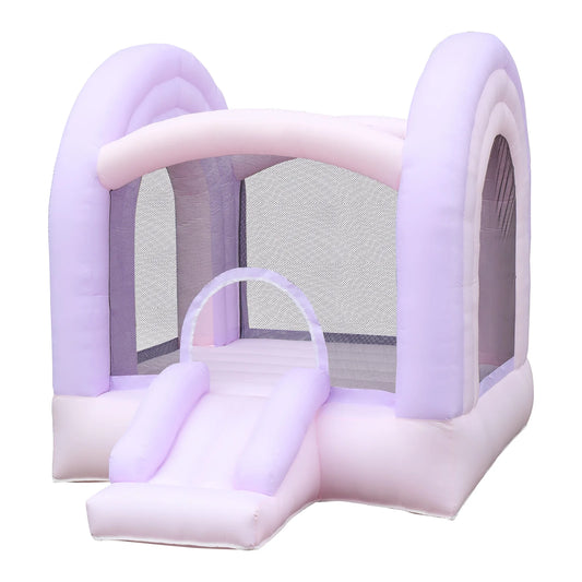 Inflatable Bounce House with 350W Air Blower, Indoor & Outdoor Bouncer Castle